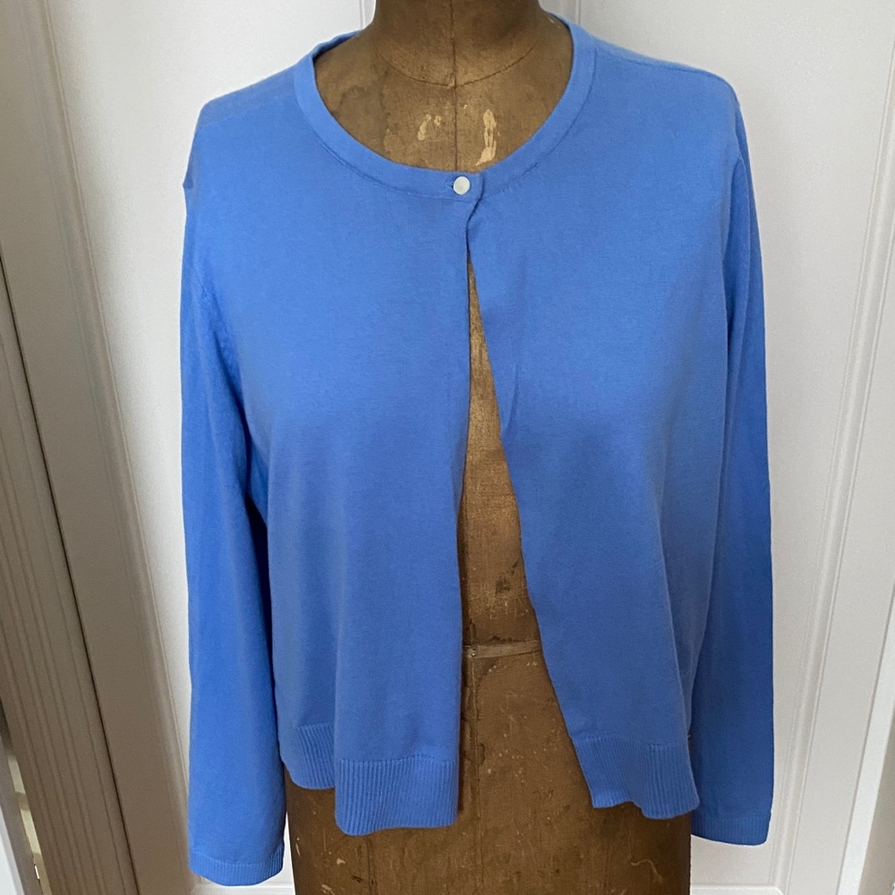 Chaps Light Blue Knit Sweater